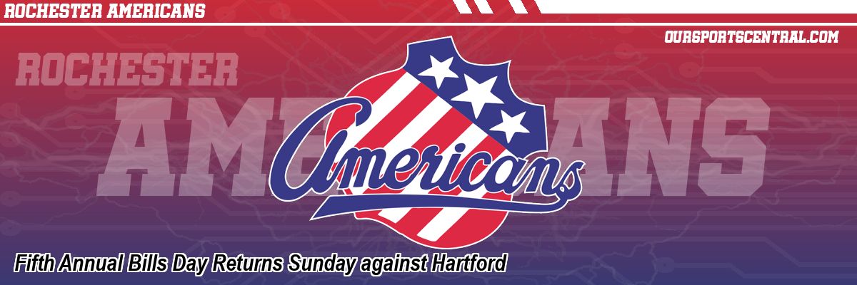 Fifth Annual Bills Day Returns Sunday against Hartford