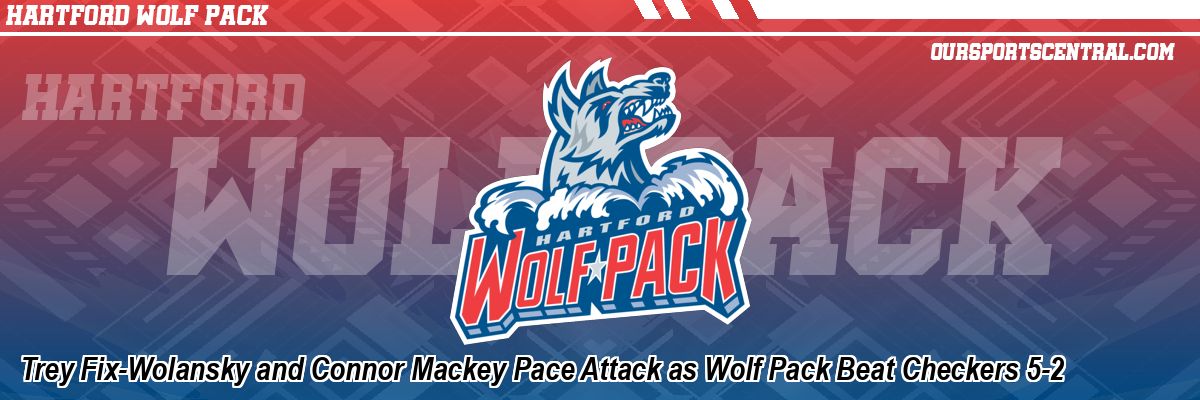 Trey Fix-Wolansky and Connor Mackey Pace Attack as Wolf Pack Beat Checkers 5-2