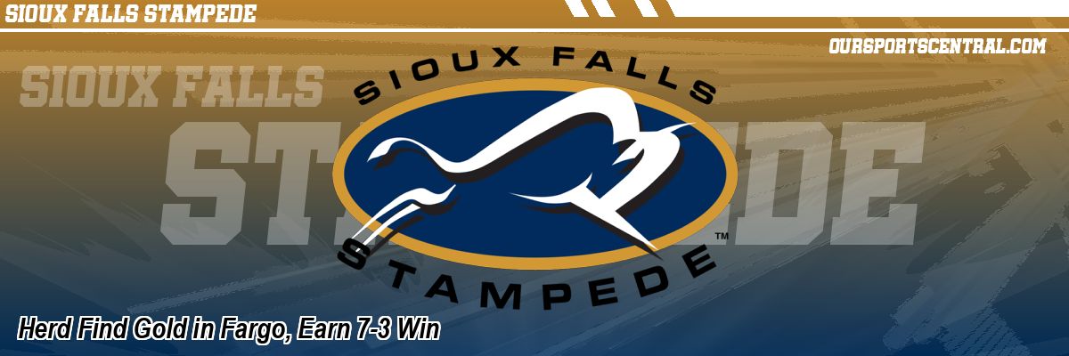 Herd Find Gold in Fargo, Earn 7-3 Win