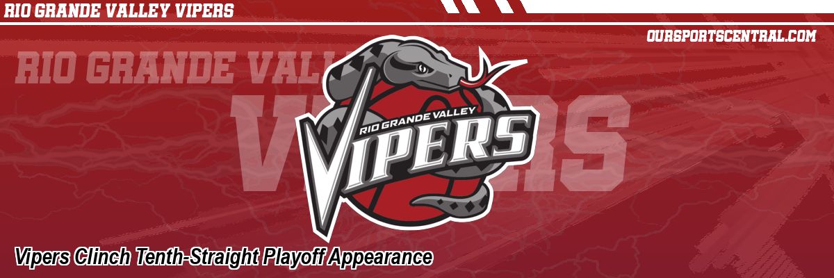 Vipers Clinch Tenth-Straight Playoff Appearance