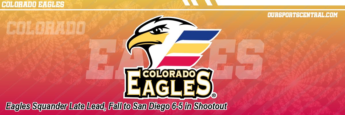Eagles Squander Late Lead, Fall to San Diego 6-5 in Shootout