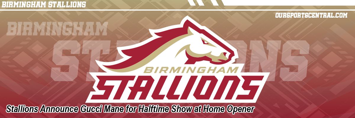 Stallions Announce Gucci Mane for Halftime Show at Home Opener