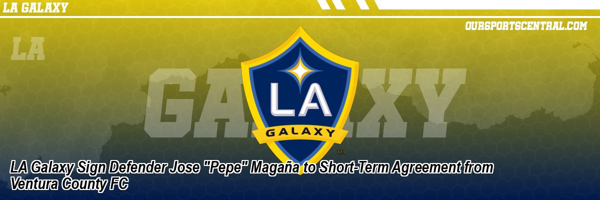 LA Galaxy Sign Defender Jose 