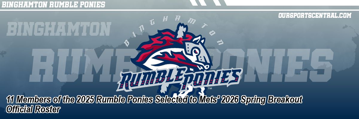11 Members of the 2025 Rumble Ponies Selected to Mets' 2026 Spring Breakout Official Roster