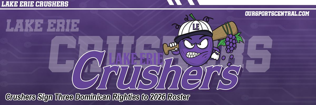 Crushers Sign Three Dominican Righties to 2026 Roster