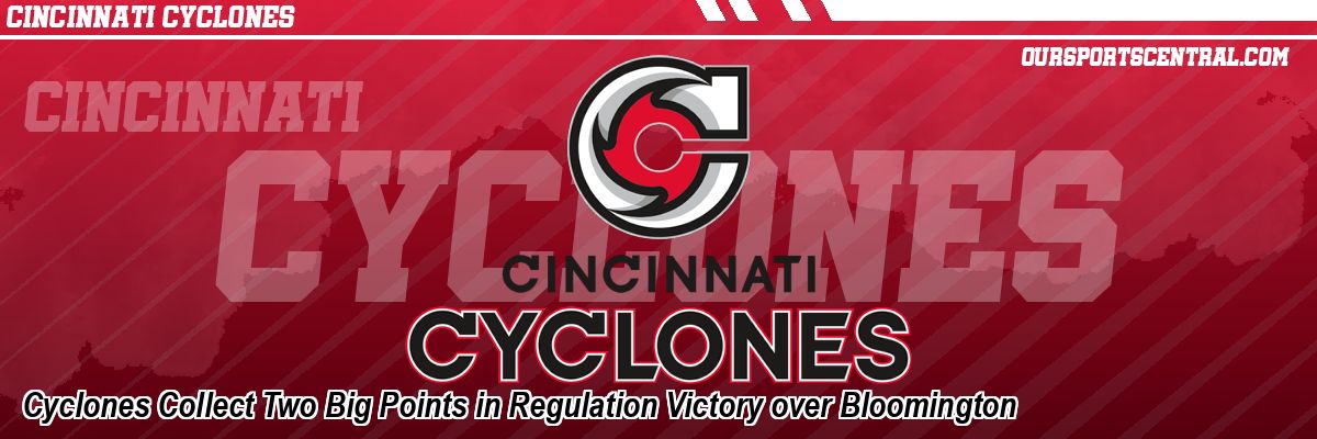 Cyclones Collect Two Big Points in Regulation Victory over Bloomington