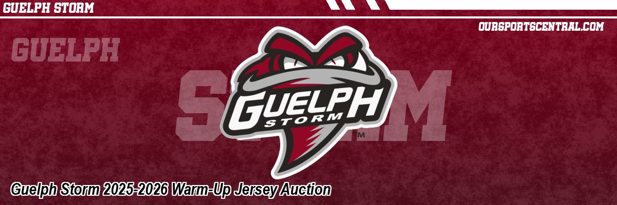 Guelph Storm 2025-2026 Warm-Up Jersey Auction