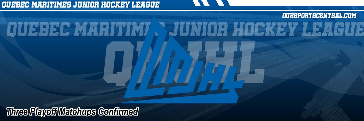 Three Playoff Matchups Confirmed