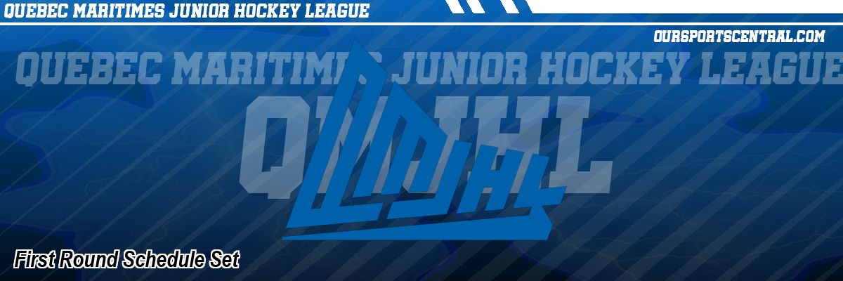 First Round Schedule Set