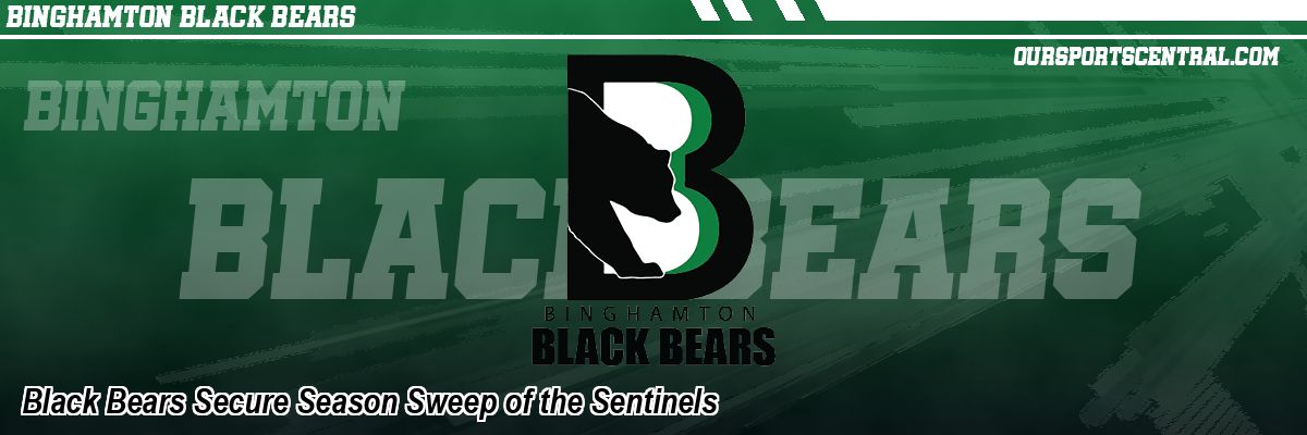 Black Bears Secure Season Sweep of the Sentinels