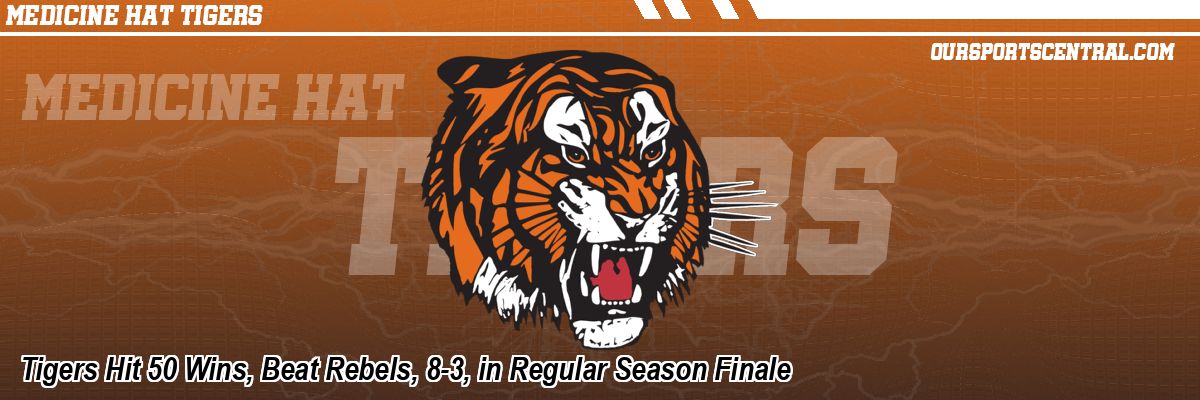 Tigers Hit 50 Wins, Beat Rebels, 8-3, in Regular Season Finale