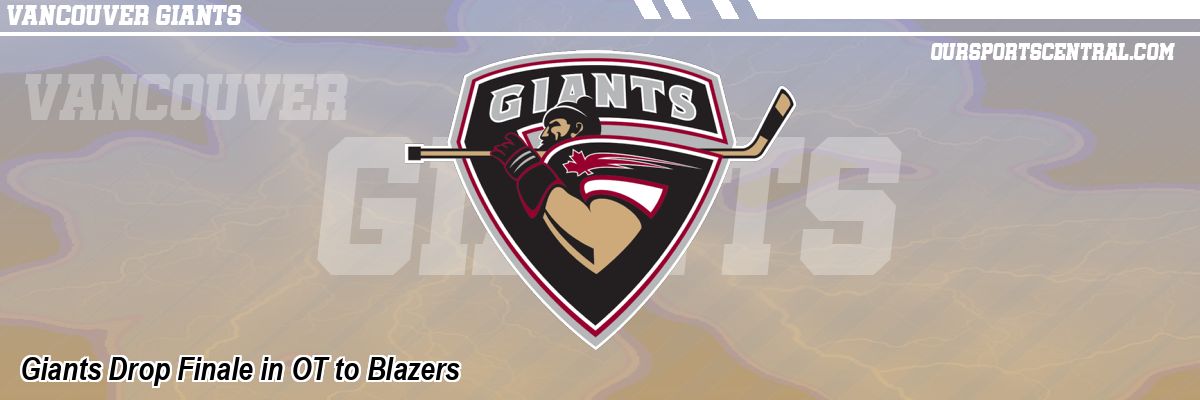 Giants Drop Finale in OT to Blazers
