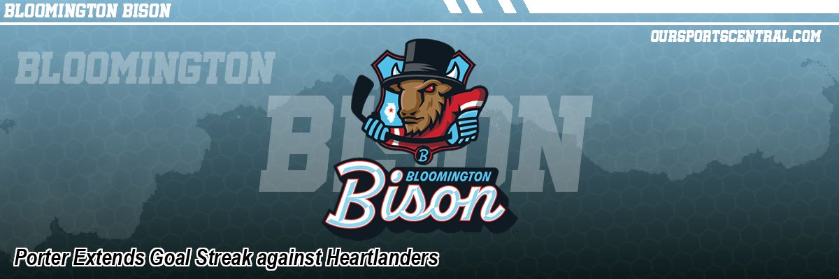 Porter Extends Goal Streak against Heartlanders