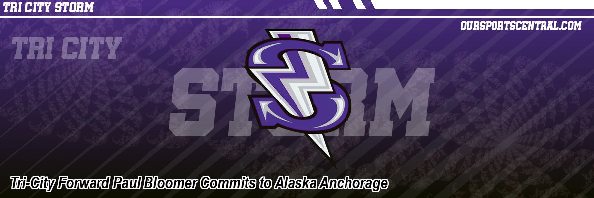 Tri-City Forward Paul Bloomer Commits to Alaska Anchorage