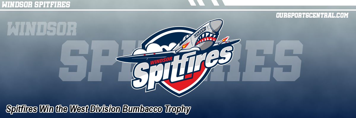 Spitfires Win the West Division Bumbacco Trophy