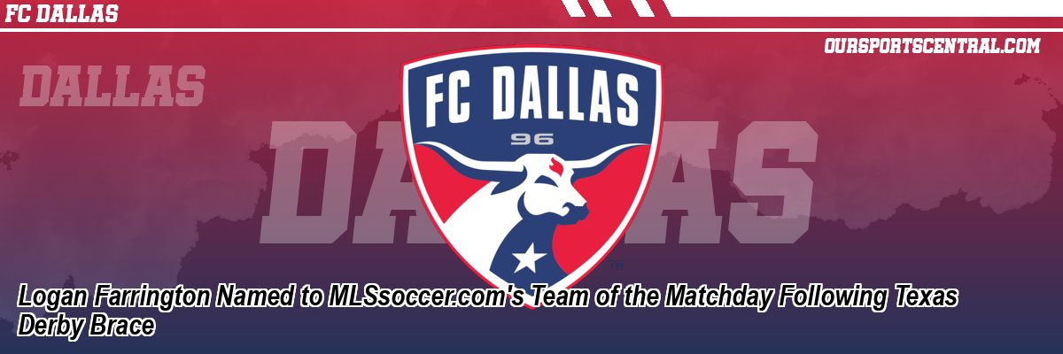Logan Farrington Named to MLSsoccer.com's Team of the Matchday Following Texas Derby Brace