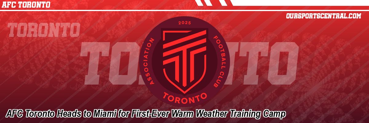 AFC Toronto Heads to Miami for First-Ever Warm Weather Training Camp