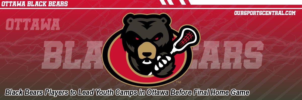 Black Bears Players to Lead Youth Camps in Ottawa Before Final Home Game