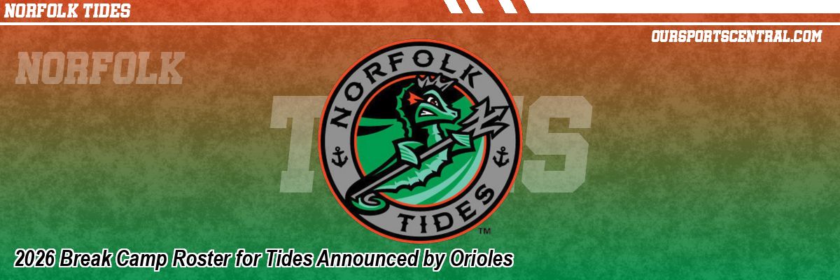 2026 Break Camp Roster for Tides Announced by Orioles