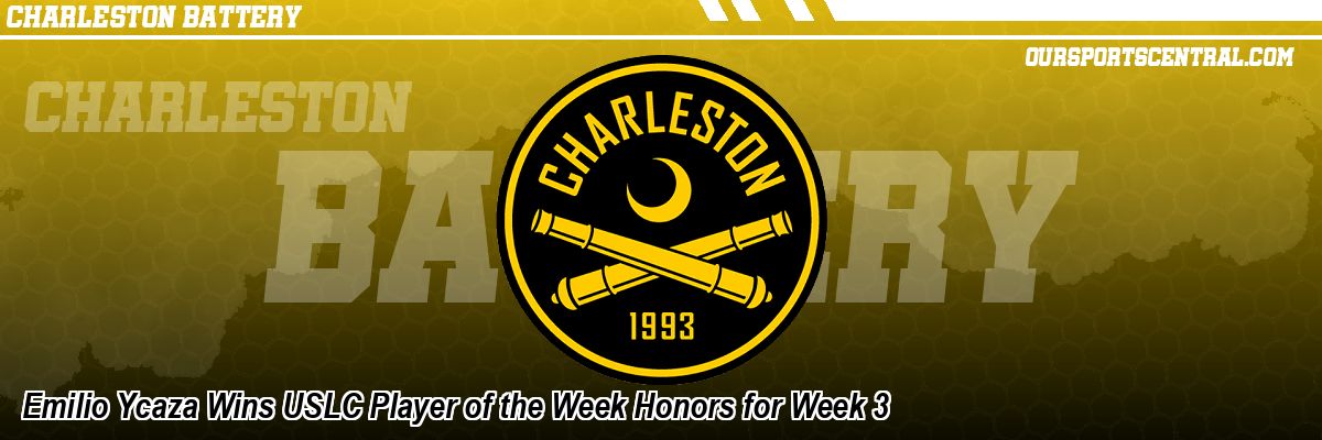Emilio Ycaza Wins USLC Player of the Week Honors for Week 3