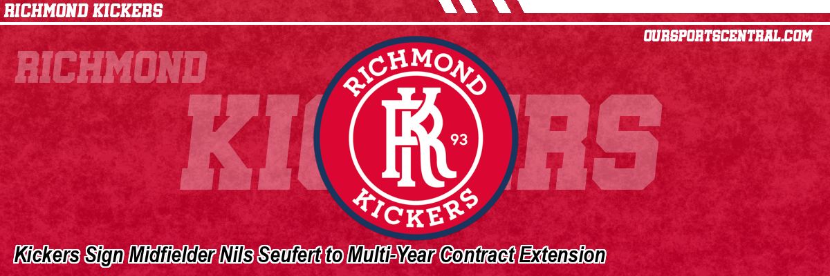 Kickers Sign Midfielder Nils Seufert to Multi-Year Contract Extension