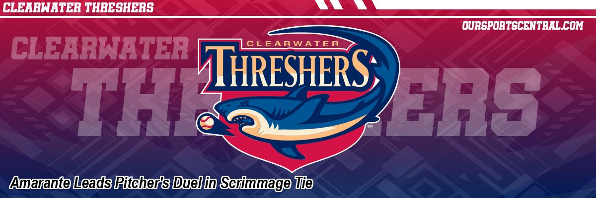 Amarante Leads Pitcher's Duel in Scrimmage Tie