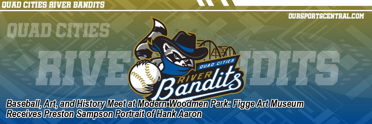 Baseball, Art, and History Meet at Modern Woodmen Park: Figge Art Museum Receives Preston Sampson Portrait of Hank Aaron