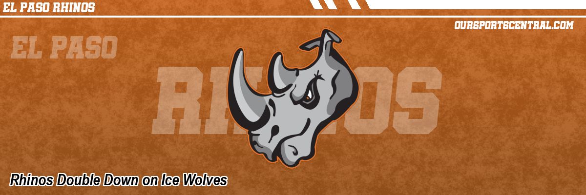 Rhinos Double Down on Ice Wolves