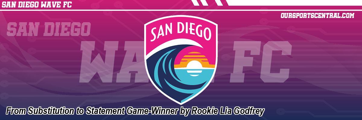 From Substitution to Statement Game-Winner by Rookie Lia Godfrey