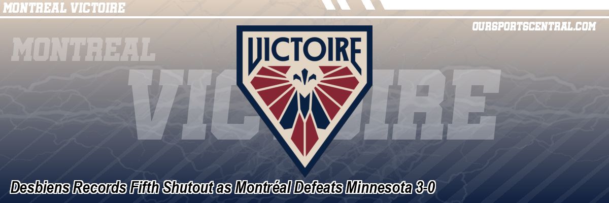 Desbiens Records Fifth Shutout as Montréal Defeats Minnesota 3-0
