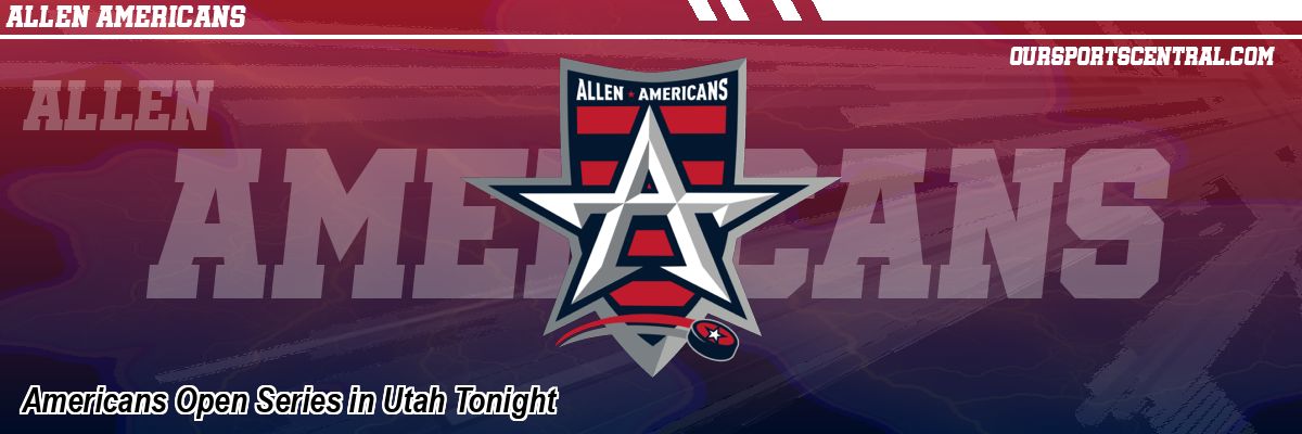 Americans Open Series in Utah Tonight