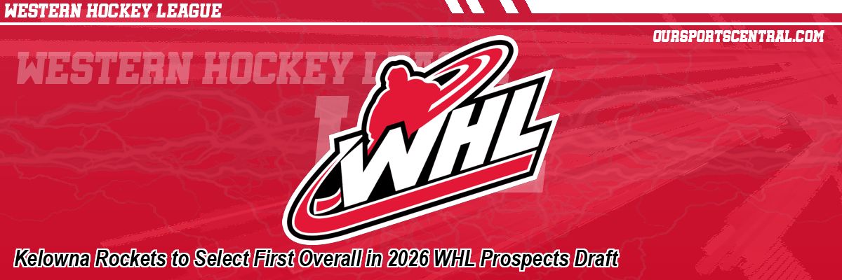 Kelowna Rockets to Select First Overall in 2026 WHL Prospects Draft