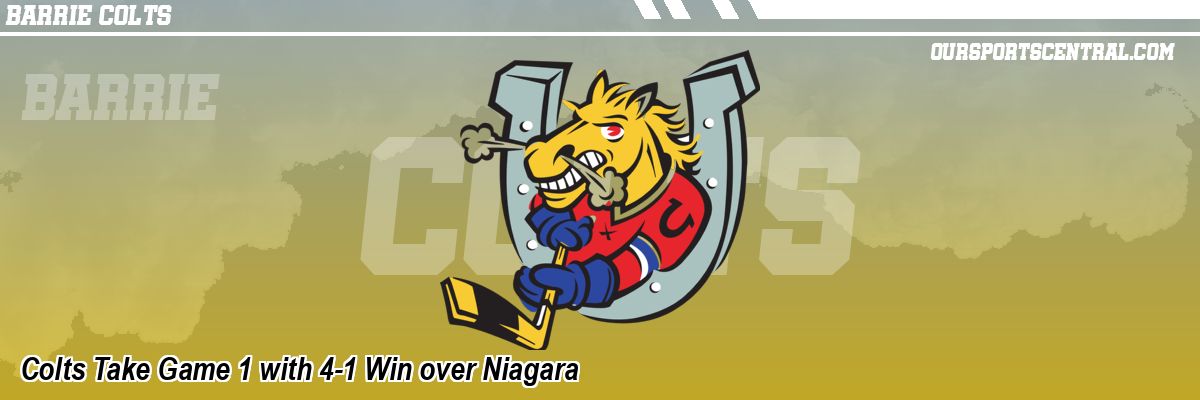 Colts Take Game 1 with 4-1 Win over Niagara