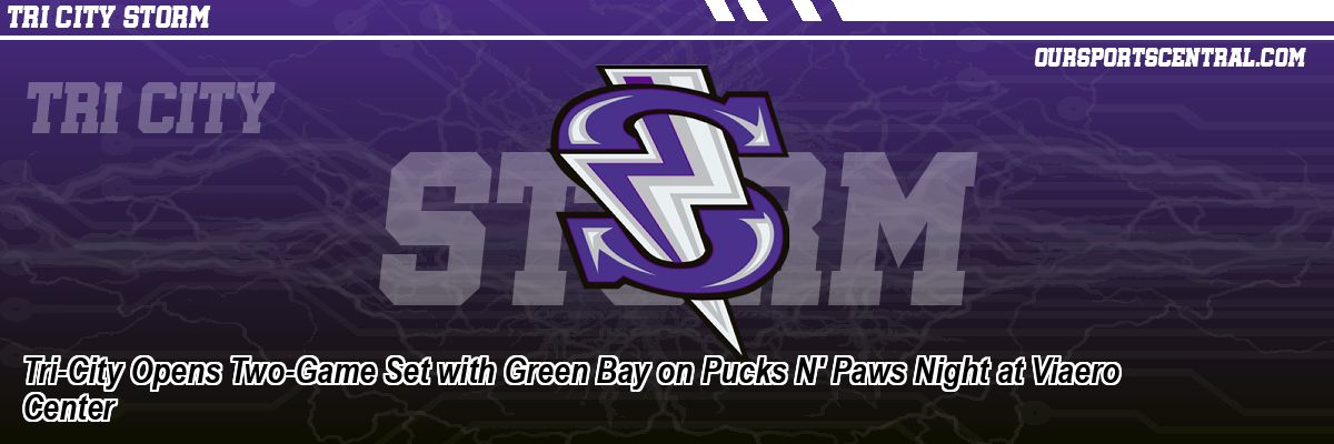 Tri-City Opens Two-Game Set with Green Bay on Pucks N' Paws Night at Viaero Center