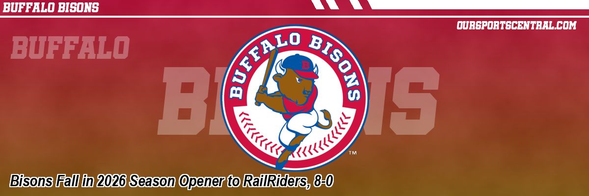 Bisons Fall in 2026 Season Opener to RailRiders, 8-0