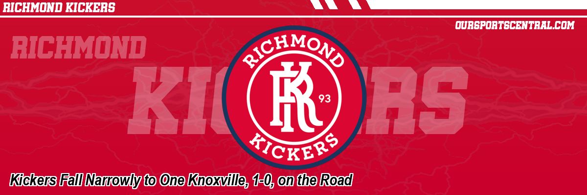 Kickers Fall Narrowly to One Knoxville, 1-0, on the Road