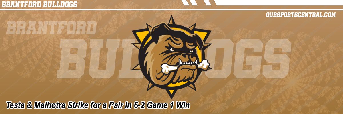 Testa & Malhotra Strike for a Pair in 6-2 Game 1 Win