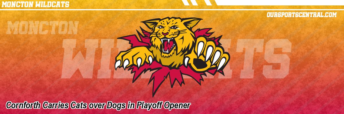 Cornforth Carries Cats over Dogs in Playoff Opener