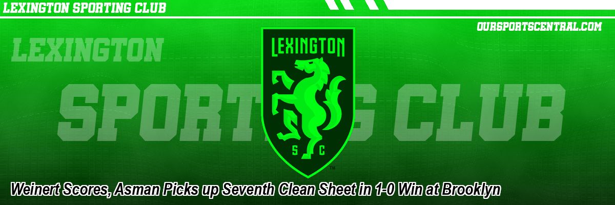 Weinert Scores, Asman Picks up Seventh Clean Sheet in 1-0 Win at Brooklyn
