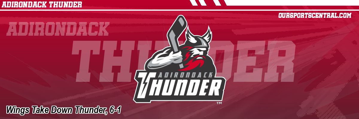 Wings Take Down Thunder, 6-1