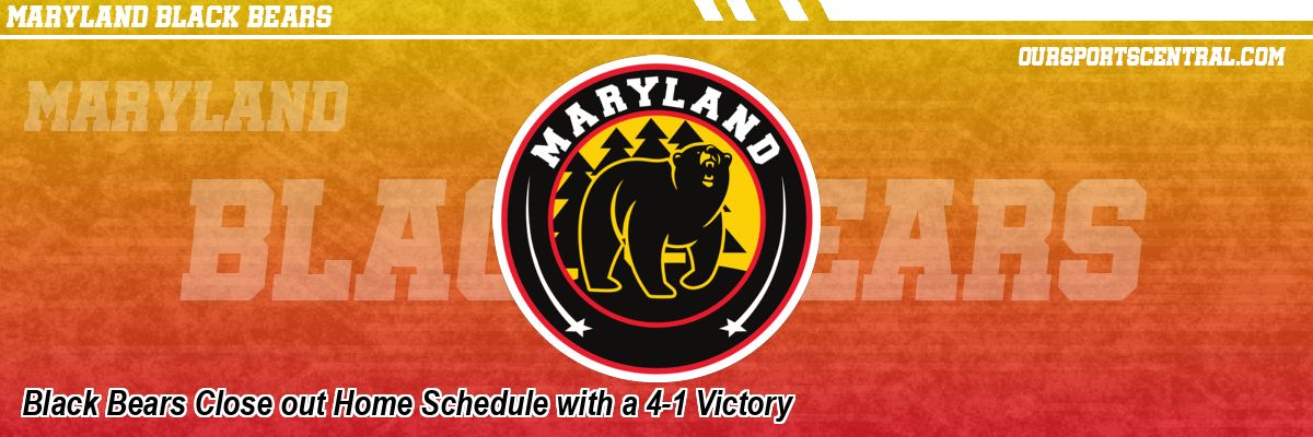 Black Bears Close out Home Schedule with a 4-1 Victory