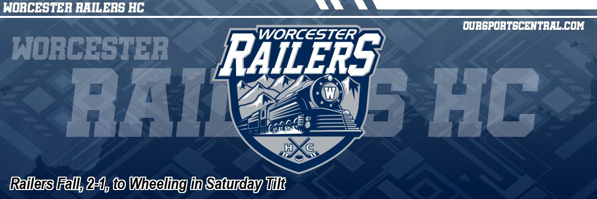 Railers Fall, 2-1, to Wheeling in Saturday Tilt