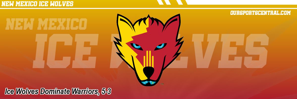 Ice Wolves Dominate Warriors, 5-3