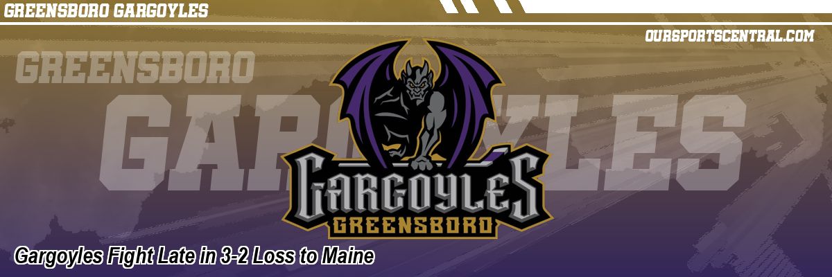 Gargoyles Fight Late in 3-2 Loss to Maine