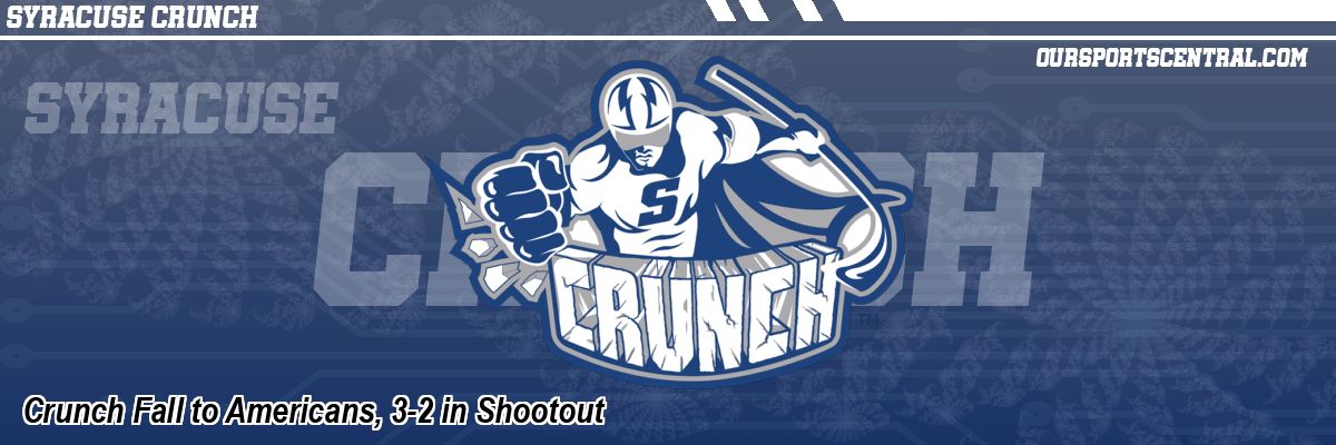 Crunch Fall to Americans, 3-2 in Shootout
