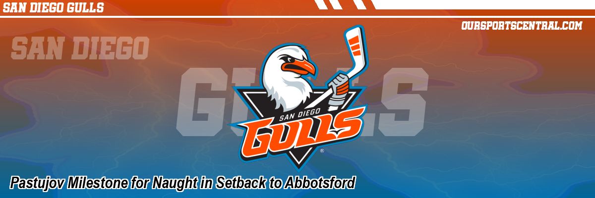 Pastujov Milestone for Naught in Setback to Abbotsford