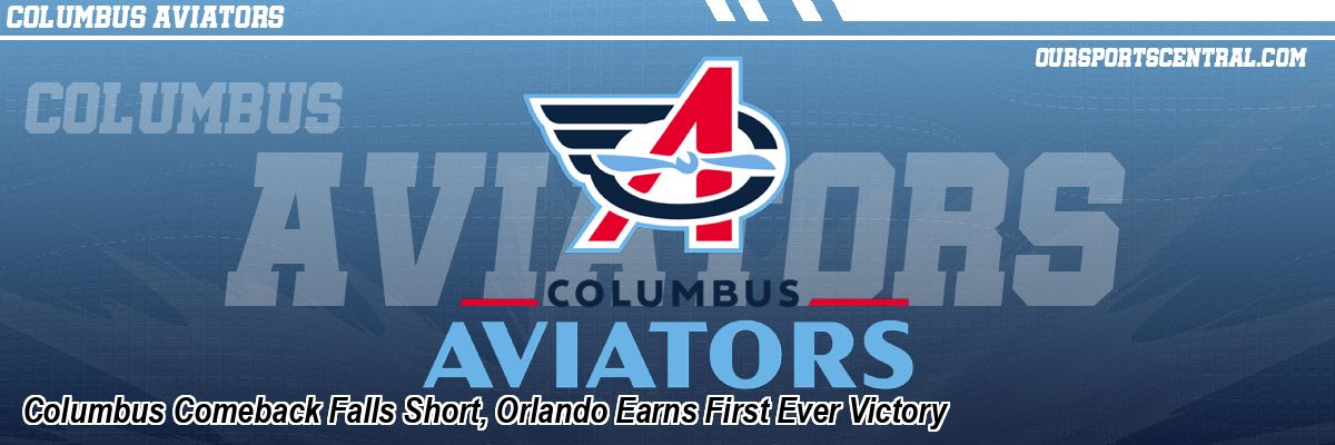 Columbus Comeback Falls Short, Orlando Earns First Ever Victory