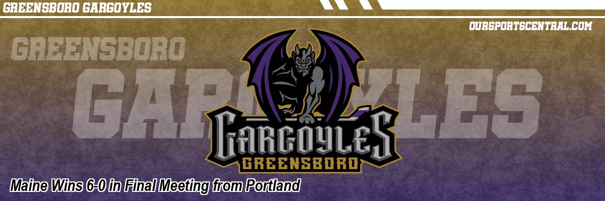 Maine Wins 6-0 in Final Meeting from Portland