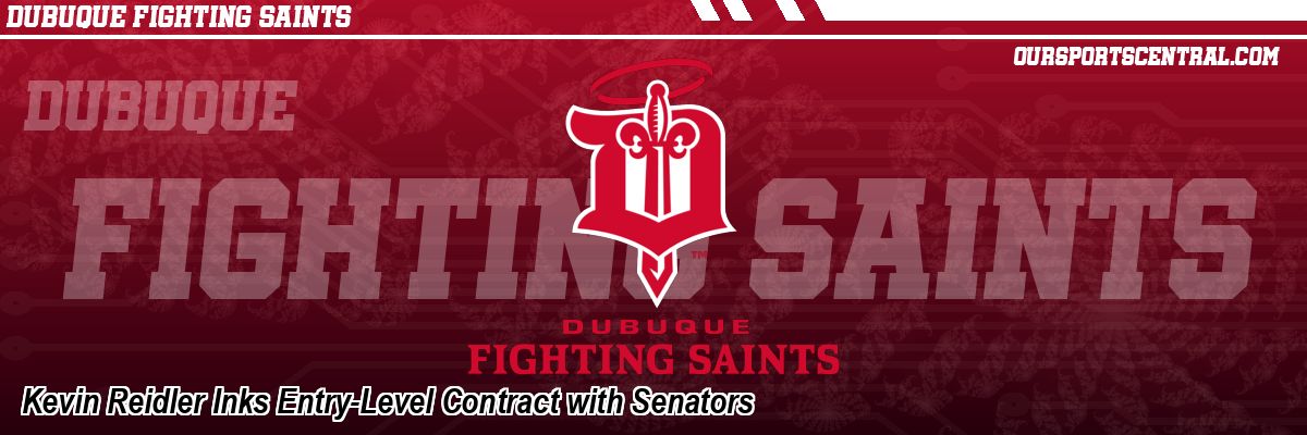 Kevin Reidler Inks Entry-Level Contract with Senators