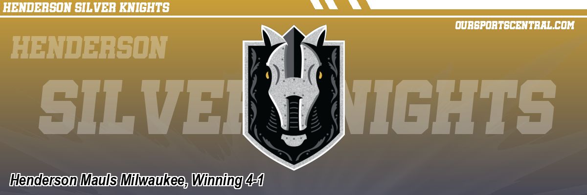 Henderson Mauls Milwaukee, Winning 4-1